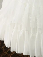 2 steel hoops lace lolita petticoat detail