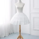 2 Steel Hoops Short Lolita Petticoat