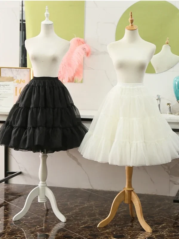 knee length lolita petticoat