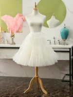 knee length lolita petticoat ivory